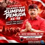 Dr. I Ketut Rochineng Ajak Pemuda Bali Kobarkan Semangat Sumpah Pemuda ke-98: Patriotik, Gigih, dan Berempati untuk Indonesia