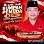 Drs. I Wayan Tagel Winarta Kobarkan Semangat Sumpah Pemuda ke-98: Patriotik, Gigih, Berempati untuk Indonesia