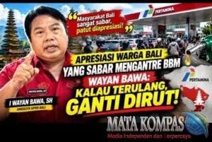 Apresiasi Warga Bali yang Sabar Mengantre BBM, Wayan Bawa: Kalau Terulang, Ganti Dirut