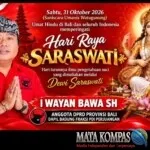 Wayan Bawa Ajak Umat Maknai Saraswati sebagai Momentum Memuliakan Ilmu Pengetahuan: Jadikan Pengetahuan sebagai Cahaya Kehidupan